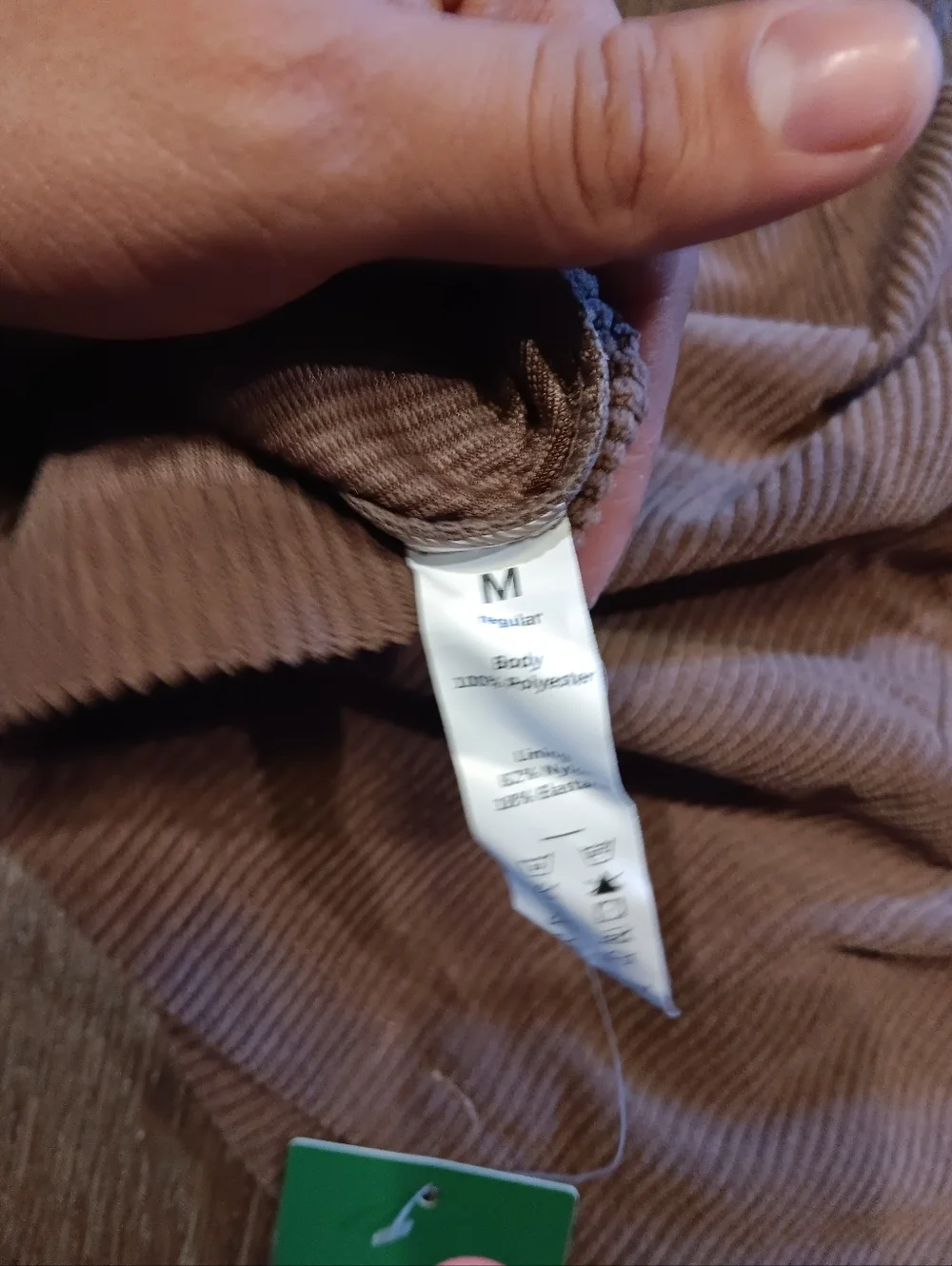 Halara High Waisted 2-in-1 A Line Mini Corduroy Casual Skirt Sz M New